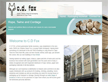 Tablet Screenshot of cdfox.co.za